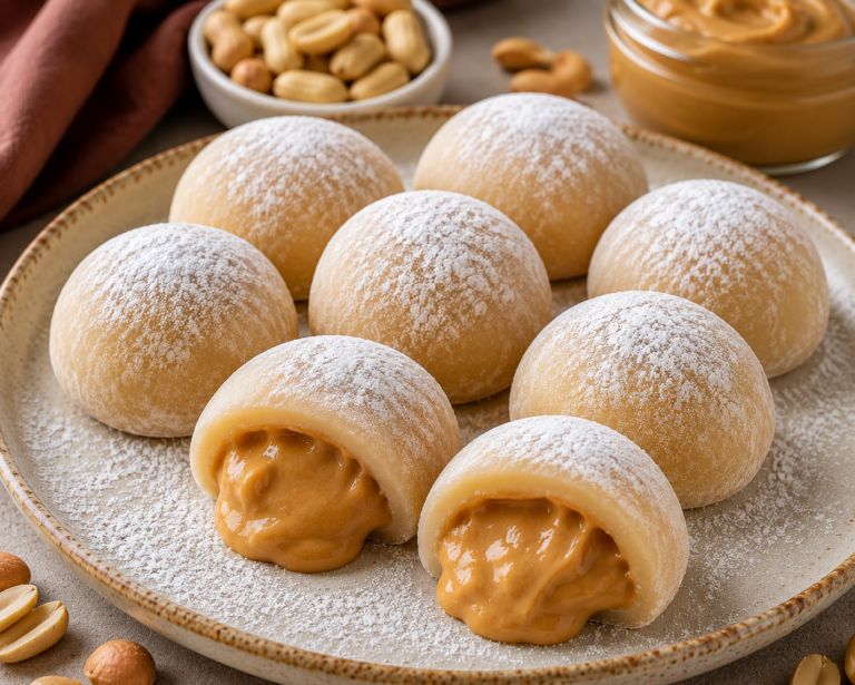 Peanut Butter Mochi