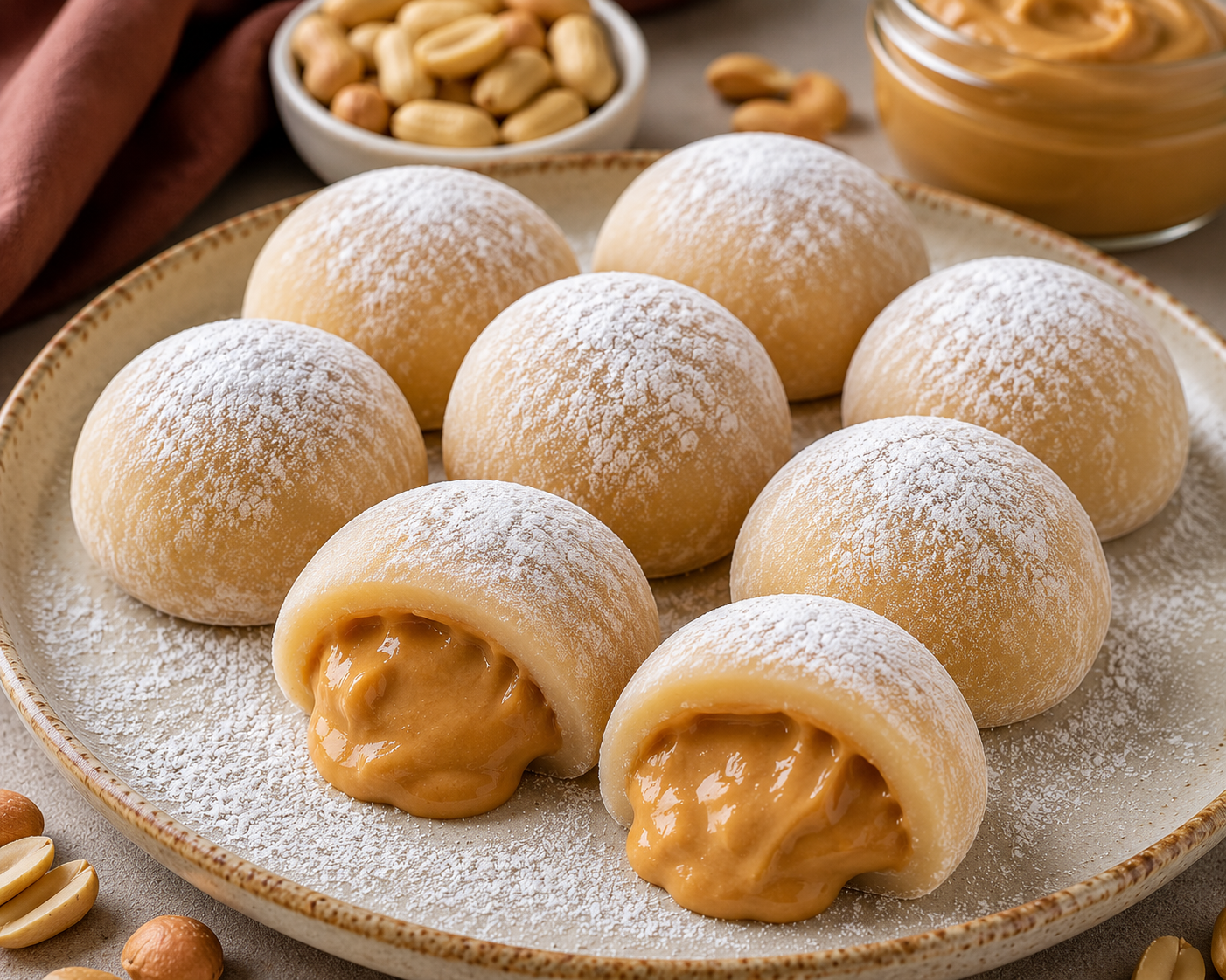 Peanut Butter Mochi