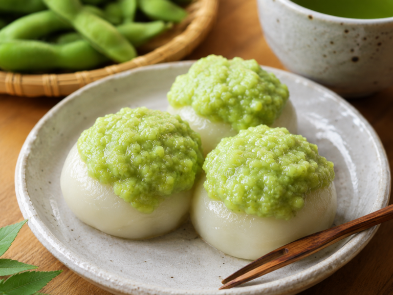 Fresh & Sweet Japanese Zunda Mochi
